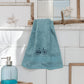 Bamboo Hand Towel - Vintage Pedals - Turquoise