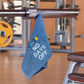 Cotton Gym Towel – No Excuses (Skyline Blue)