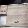 Bamboo Face Towel - Vintage Pedals (Beige)