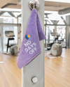 Cotton Gym Towel – No Excuses (Mulberry)
