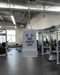 Large Cotton Gym Towel – No Excuses