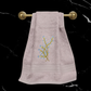 Mrijaa Bamboo Hand Towel – Floral Cascade (Grape)