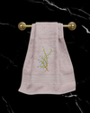 Mrijaa Bamboo Hand Towel – Floral Cascade (Grape)
