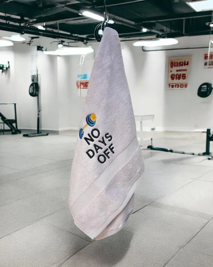 Large Cotton Gym Towel – No Excuses