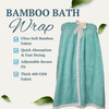 Bamboo Bath Wrap - Blue