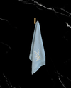 Bamboo Bath Towel – Floral Cascade (Turquoise) | Ultra-Soft 600 GSM