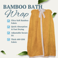 Bamboo Bath Wrap - Blue