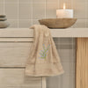 Bamboo Hand Towel - Floral Cascade - Beige