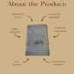 Bamboo Bath Towel – Vintage Pedals (Turquoise) | Ultra-Soft 600 GSM