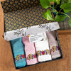 Gift Hamper - Set of 4 Premium Bamboo Face Towels elegantly packaged in a beautiful box