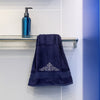 Bamboo Hand Towel - Majestic Bloom - Royal Blue