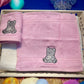 Bamboo Face Towels - Baby Bear (Pink)