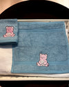 Bamboo Face Towel - Baby Bear (Turquoise)