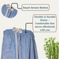 Bamboo Bath Wrap - Blue
