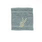 Bamboo Face Towel - Floral Cascade - Cadet Blue