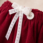 Bamboo Bath Wrap - Cherry Red