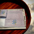 Bamboo Face Towel - Floral Cascade (Grape)