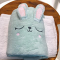 Rabbit kids cotton towel (Mint)