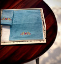 Bamboo Face Towel - Orchid Mist (Turquoise)