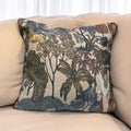 Tropical Reverie - Jacquard Velvet Cushion Cover