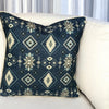Mystic Indigo - Jacquard Velvet Cushion Cover