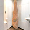 Bamboo Bath Towel – Floral Cascade (Beige)