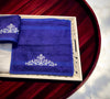Bamboo Face Towel - Majestic Bloom (Royal Blue)