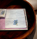 Bamboo Face Towel - Floral Cascade (White)