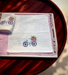Bamboo Face Towel - Vintage Bicycle Bliss (White)