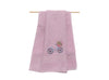 Bamboo Hand Towel -  Pink Vintage Bicycle Bliss