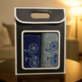 Bamboo Hand Towel Gift Hamper (Vintage Pedals)