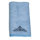 Bamboo Bath Towel - Majectic Bloom - Sky Blue