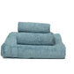 Bamboo Bath Set - Floral Cascade - Turquoise