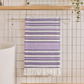 Lavender Lines - Bamboo Thin Towel