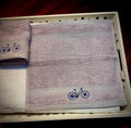 Bamboo Face Towels - Vintage Pedals (Grape)
