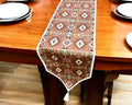 Desert Clay - Jacquard Velvet Table Runner