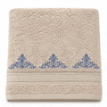 Bamboo Bath Towel – Majestic Bloom (Beige) | Ultra-Soft 600 GSM