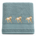 Bamboo Bath Towel ( 600 GSM)  Floral Cascade - Mint