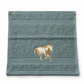 Bamboo Face Towel - Majestic Bloom (Cadet Blue)