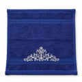 Bamboo Face Towel - Majestic Bloom (Royal Blue)